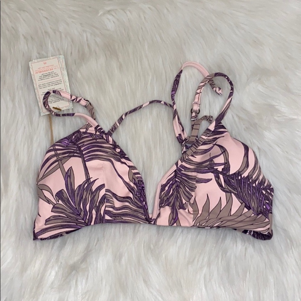Maaji Bralette underwire Bikini Top Sz L - Picture 7 of 11